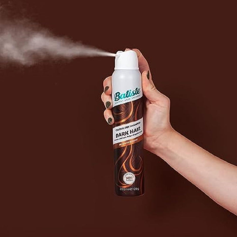 Batiste Dry Shampoo Instant Hair Refresh Dark Hair 200ml 3 Pack Color Formula