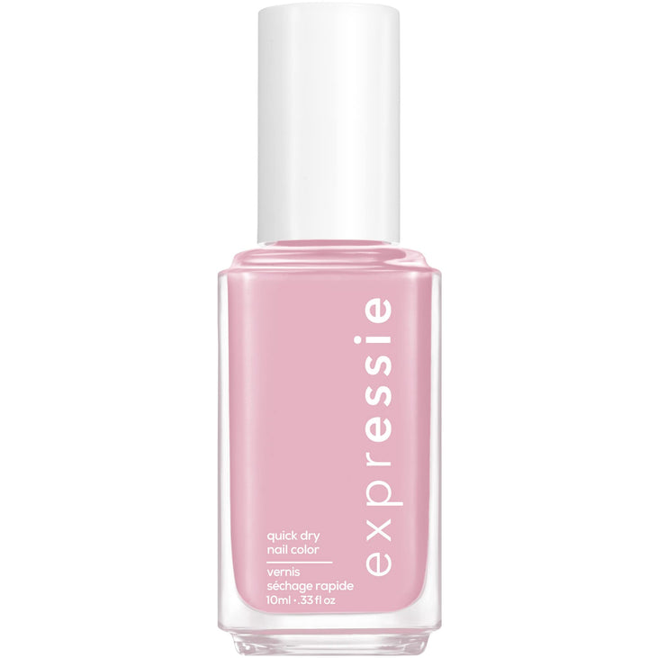 essie Expressie Nail Polish, Quick-Dry Lilac Purple Nail Polish, Vegan, Throw It On, 0.33 fl oz