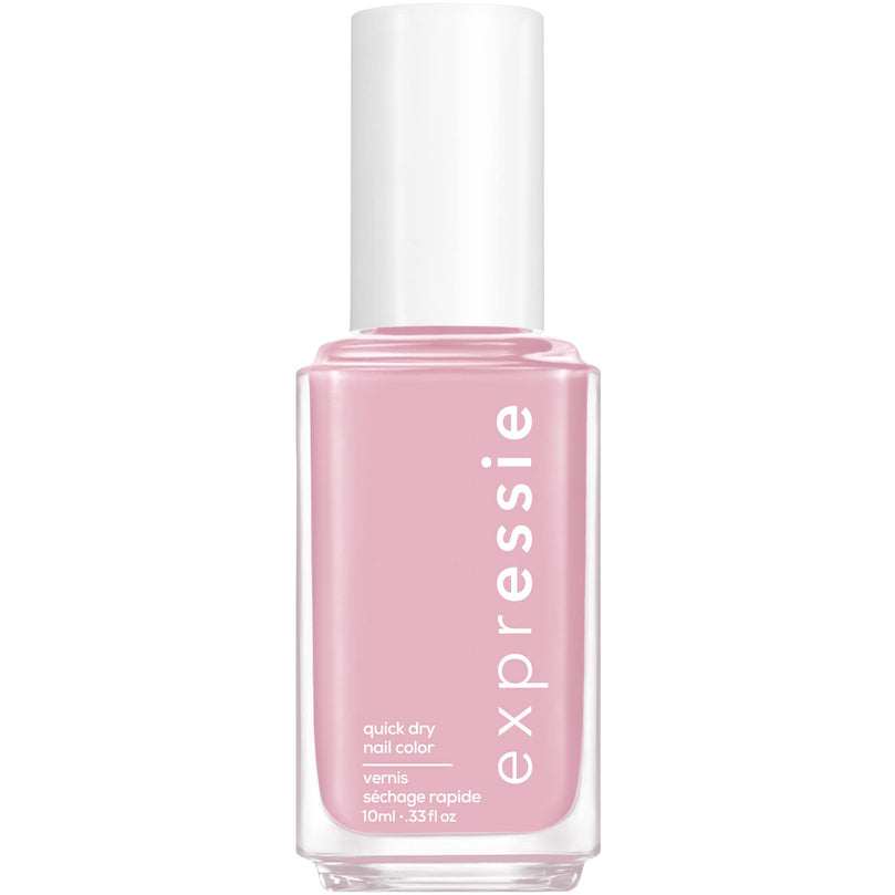 essie Expressie Nail Polish, Quick-Dry Lilac Purple Nail Polish, Vegan, Throw It On, 0.33 fl oz