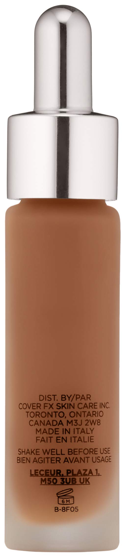 COVER FX Custom Cover Drops, Multi-Use Shade-Adjusting Liquid Foundation and Concealer Makeup - N Deep 3