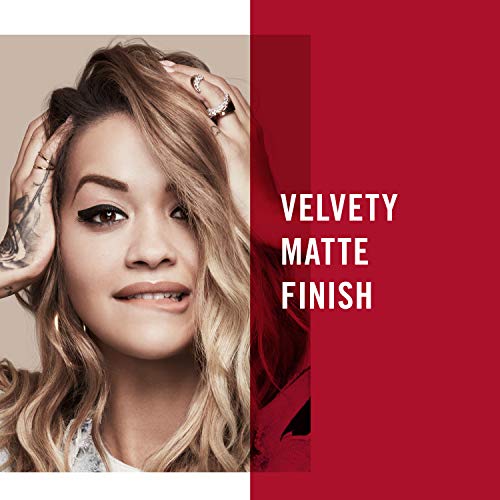 Rimmel London Stay Matte Liquid Lip Color with Full Coverage Kiss-Proof Waterproof Matte Lipstick Formula that Lasts 12 Hours - 703 Vanilla Lovin, .21oz