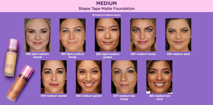 Tarte double duty beauty shape tape matte foundation- 33N medium neutral