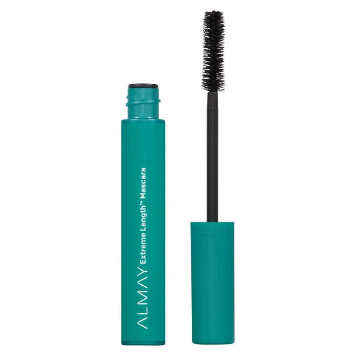 Almay Extreme Length Mascara, Blackest Black, Ophthalmologist Tested, Fragrance Free, Hypoallergenic, 0.21 oz