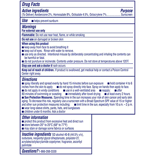 Coppertone Complete Sunscreen Spray SPF 30, Spray Sunscreen for Body, Lightweight, Water Resistant, 5.5 Oz, Pack of 3