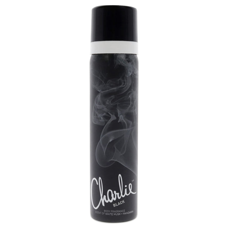 Revlon Charlie Black Body Spray Women 2.5 oz