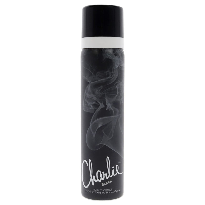 Revlon Charlie Black Body Spray Women 2.5 oz