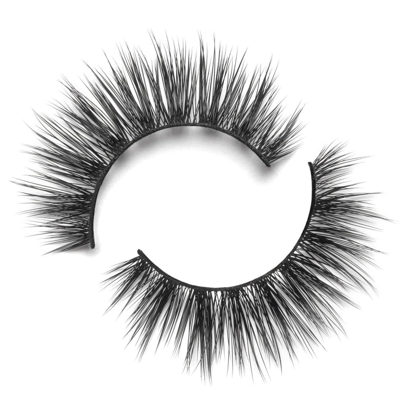 Lilly Lashes Premium Synthetic Lashes Atlanta, Fake Eyelashes Natural Look, Full Bodied Natural Look, False Lashes, Vegan Strip Lash, Reusable Up to 10 Wears, 15mm