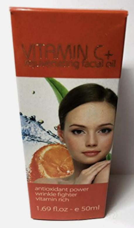 Vitamin C+ Facial Oil Antioxidant Power Wrinkle Fighter Vitamin Rich 1.69 Oz-m1