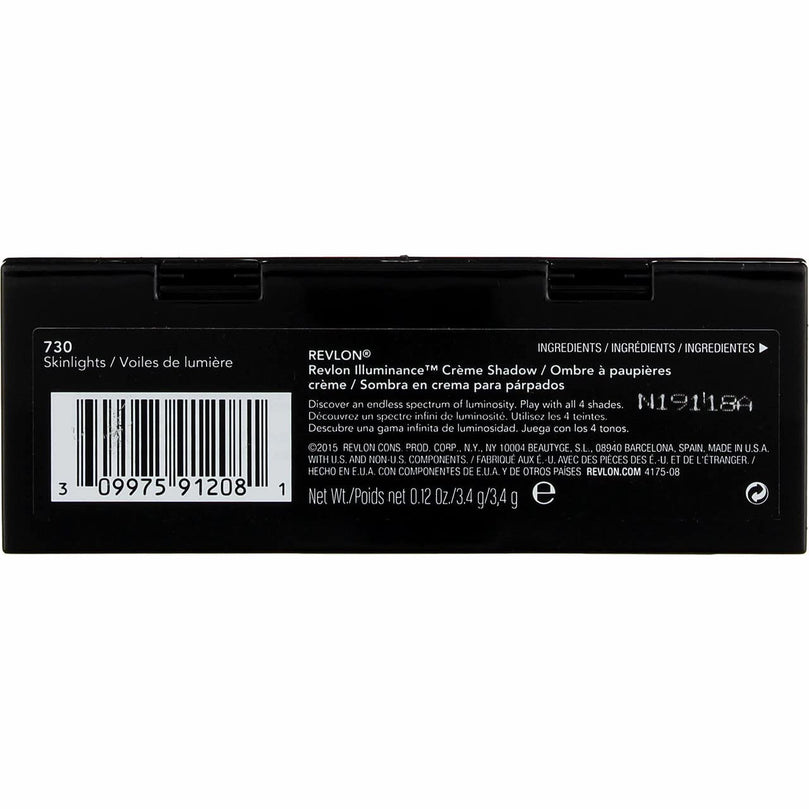 Revlon Illuminance Long Lasting Matte and Shimmer Eyeshadow Quad, 730 Skinlights