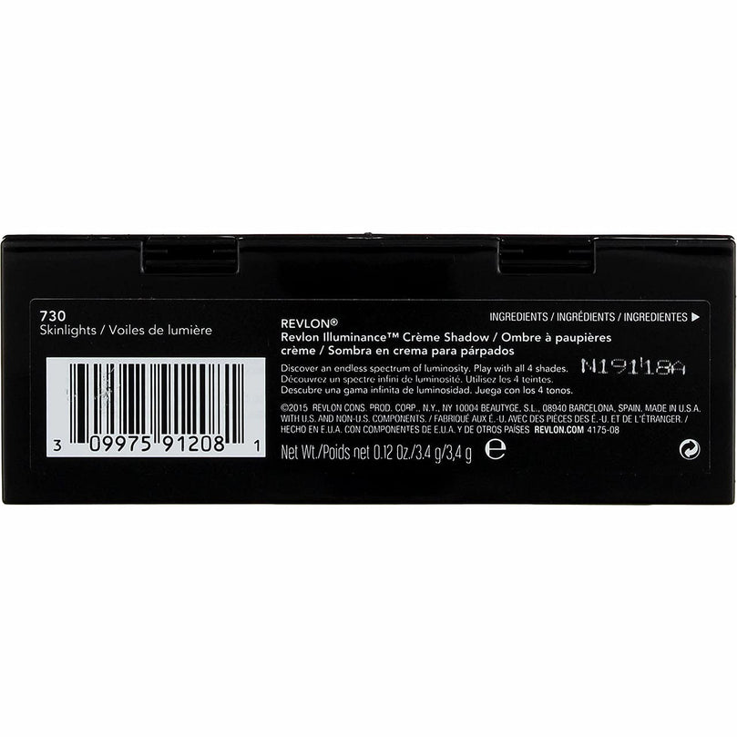 Revlon Illuminance Long Lasting Matte and Shimmer Eyeshadow Quad, 730 Skinlights