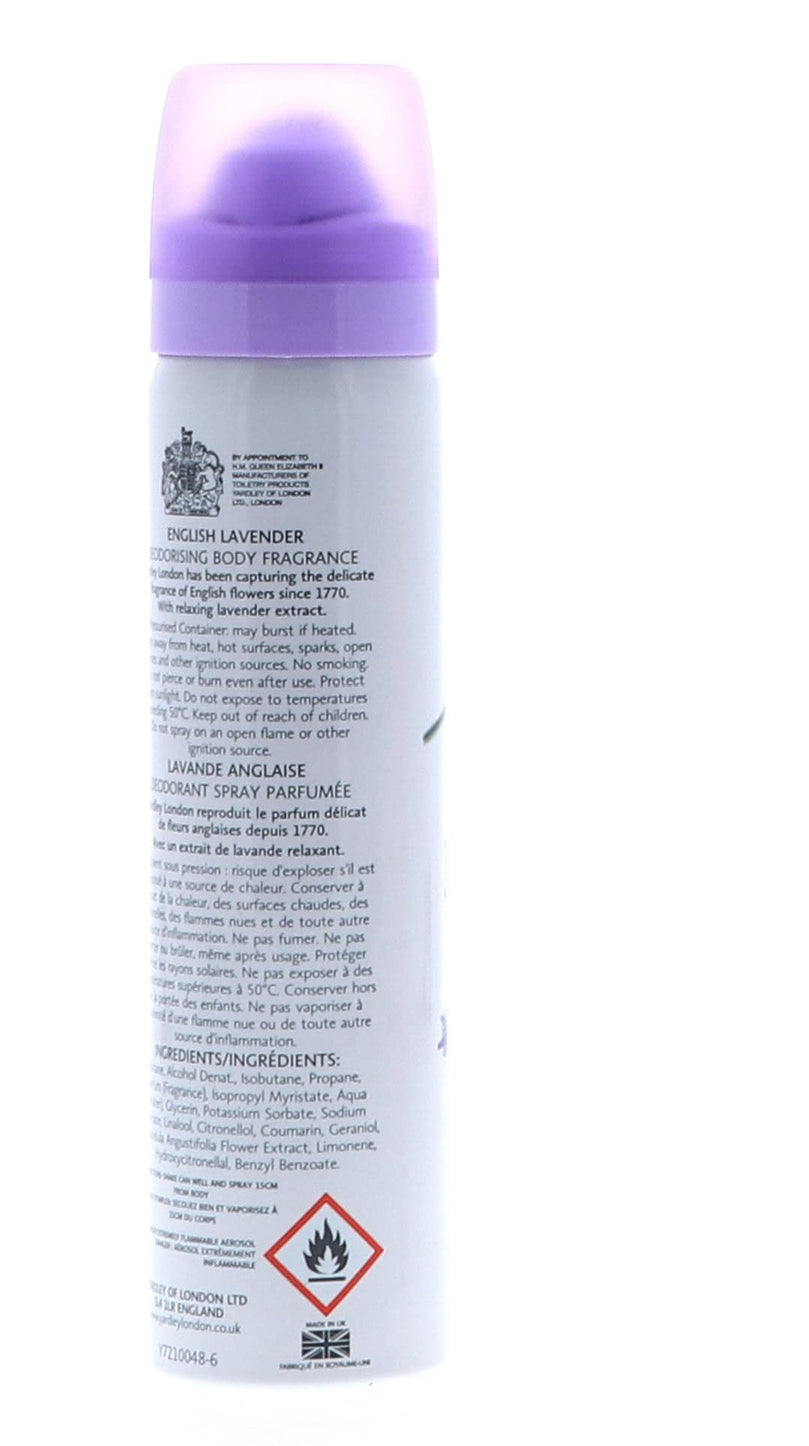 Yardley Of London English Lavender Women's 2.6-ounce Refreshing Body Spray - multi
