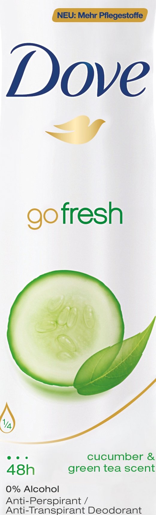 Dove Go Fresh Cucumber & Green Tea Deodorant 48h Spray 150 ml / 5 fl oz (6-Pack)