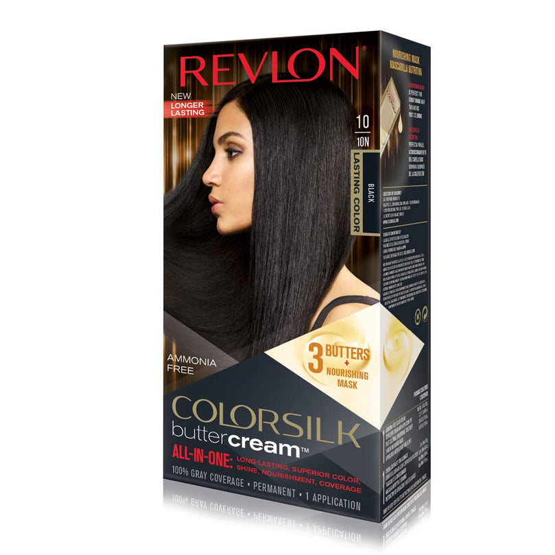 Revlon Luxurious Colorsilk Buttercream, Brown Black