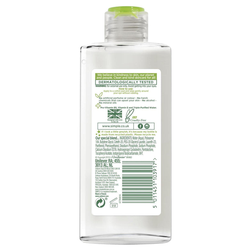 Simple Kind To Eyes Eye Make Up Remover 125 ml