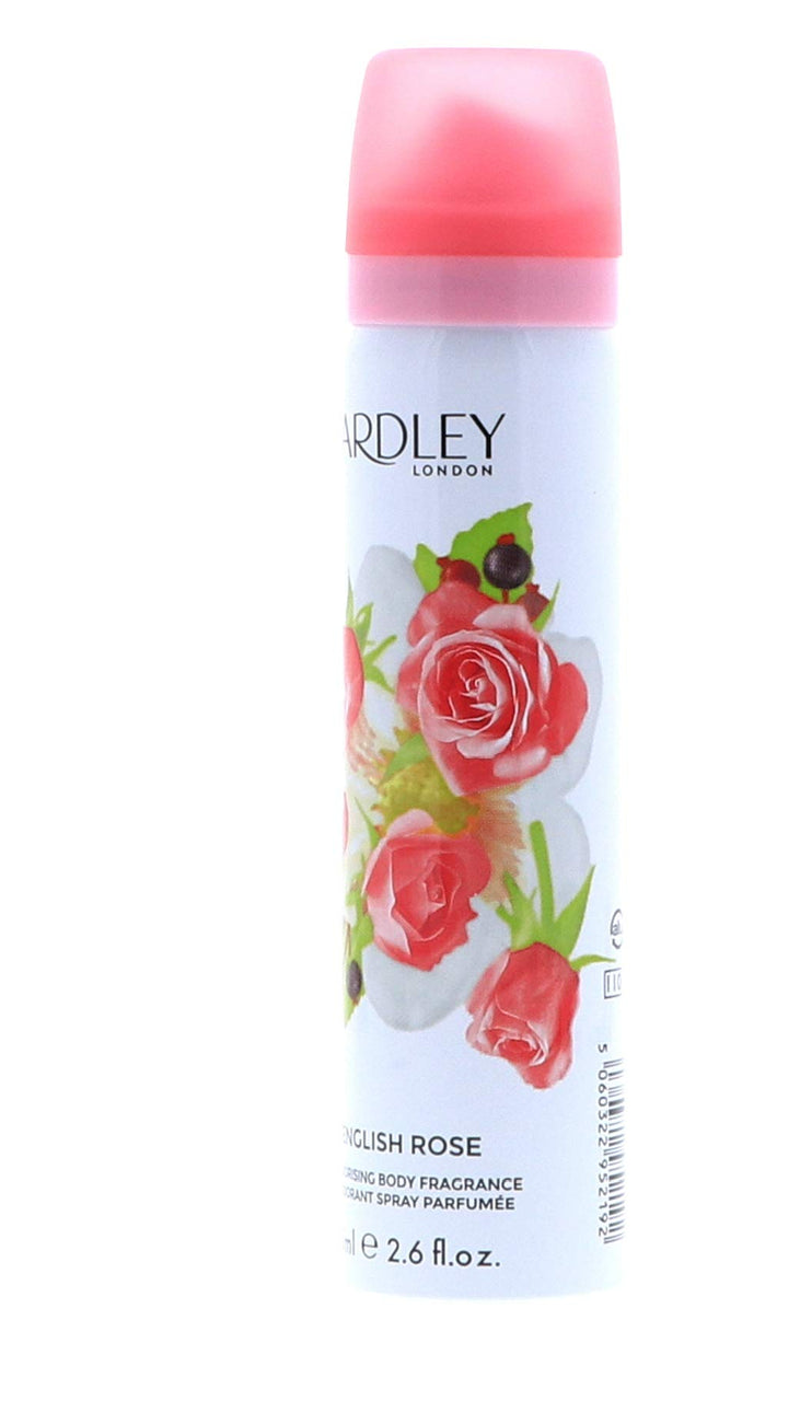 Three Packs of Yardley English Rose Body Spray 75ml by Yardley