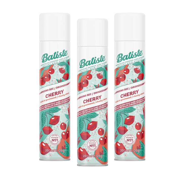 Batiste Shampoo Dry Cherry 6.73 Ounce (200ml) (3 Pack)