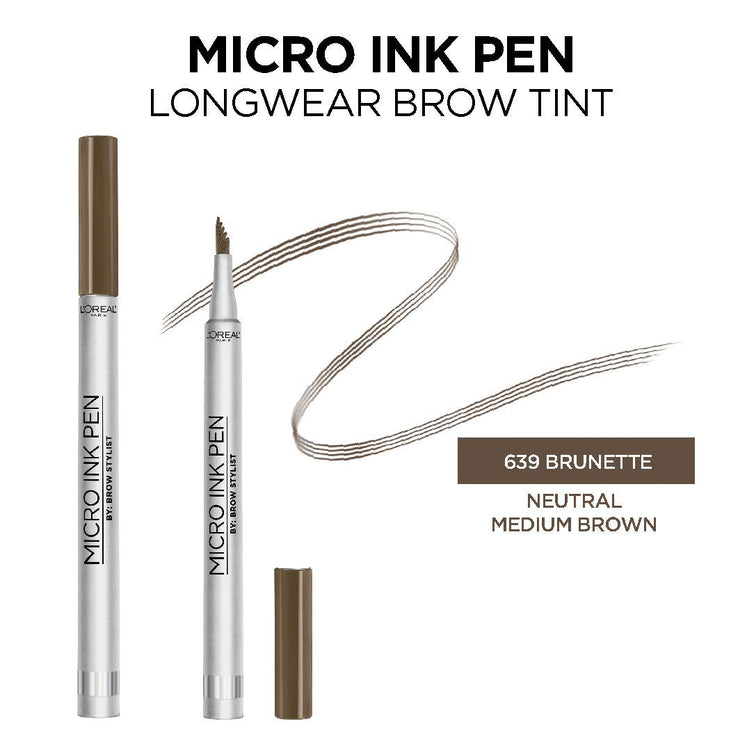 Loreal Paris Micro Ink Pen by Brow Stylist - Brunette #639