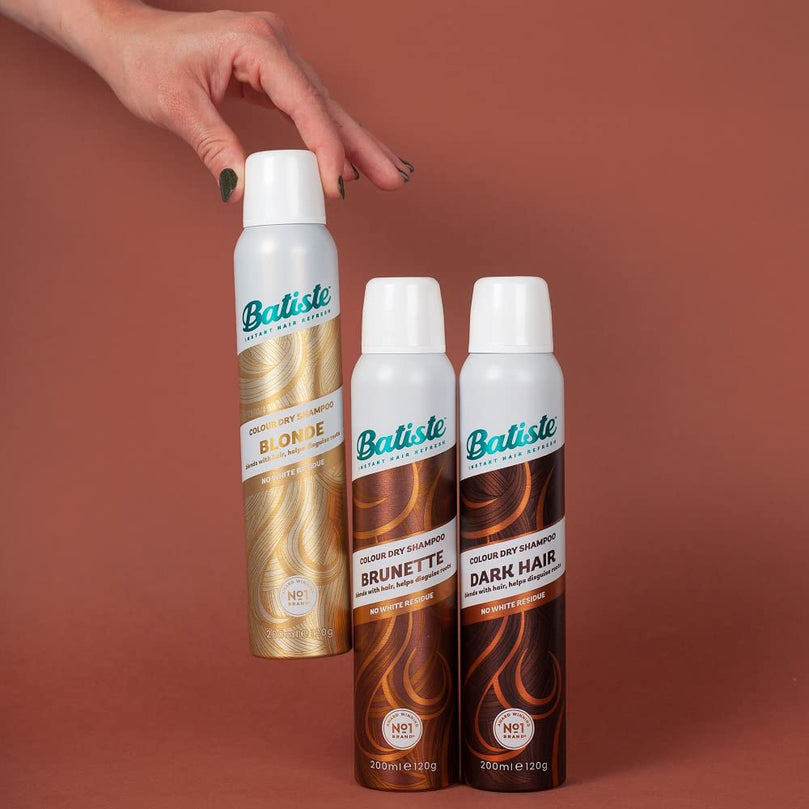 Batiste Dry Shampoo Plus - Dark & Deep Brown, 6.73 oz