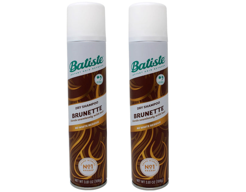 Batiste Dry Shampoo, Brunette, 3.81 oz (Pack of 2)