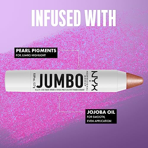 NYX PROFESSIONAL MAKEUP, Jumbo Multi-Use Face Highlighter Stick - Coconut Cake