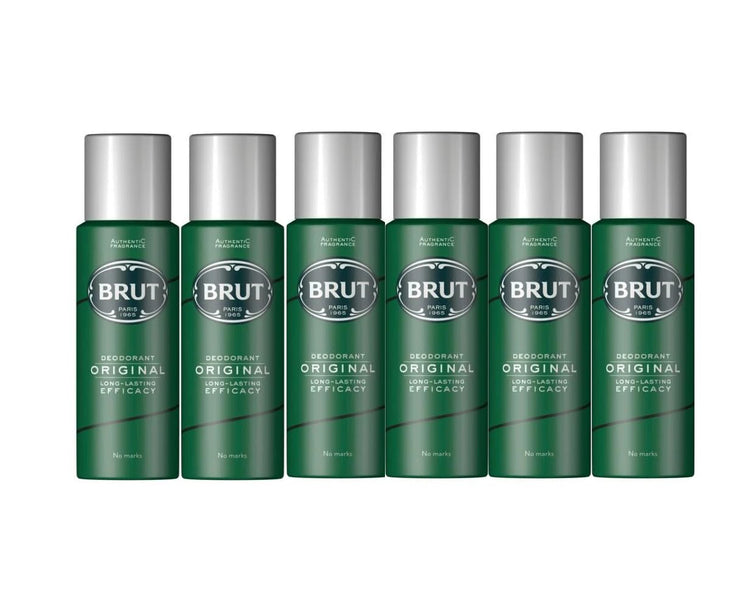 6x Brut Original Deodorant Mens Body Spray 200mlBARGAIN NEW by Brut