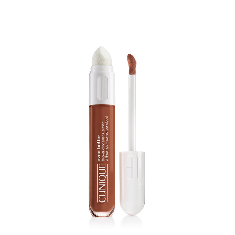 Clinique Even Better All-Over Full Coverage Concealer + Eraser For Dark Circles - Mahogany WN125, 0.2 Fl Oz