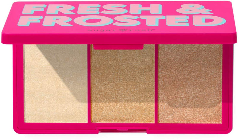 Tarte Sugar Rush Fresh & Frosted Highlighter Palette - Palette, Shimmery, Metallic, White Gold, Rose Gold