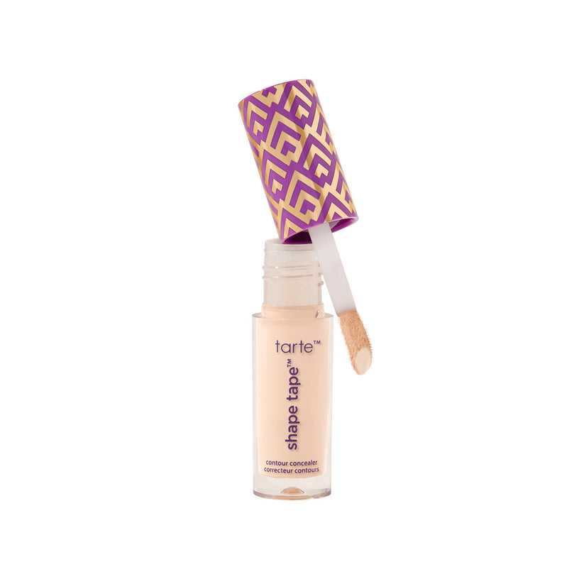 tarte shape tape full-coverage concealer - 8B porcelain beige (very fair skin with cool, pink undertones) - travel size