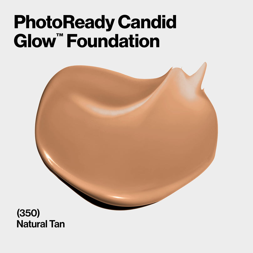 Revlon Photoready Candid Moisture Glow Anti-Pollution Foundation - 350 Natural Tan, 0.75 oz