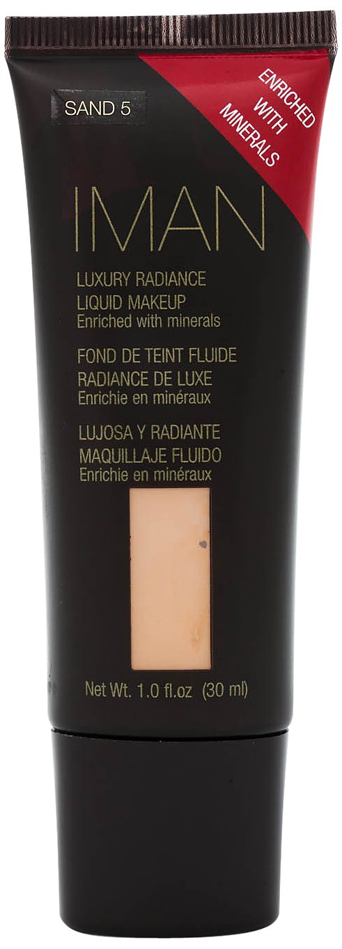 Iman Luxury Radiance Liquid Makeup Sand 5