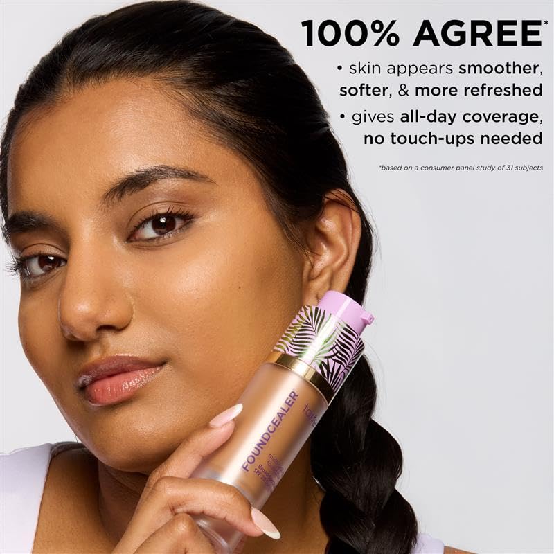 Tarte Babassu Foundcealer Skincare Foundation Broad Spectrum Spf 20 - 49H Tan Deep Honey