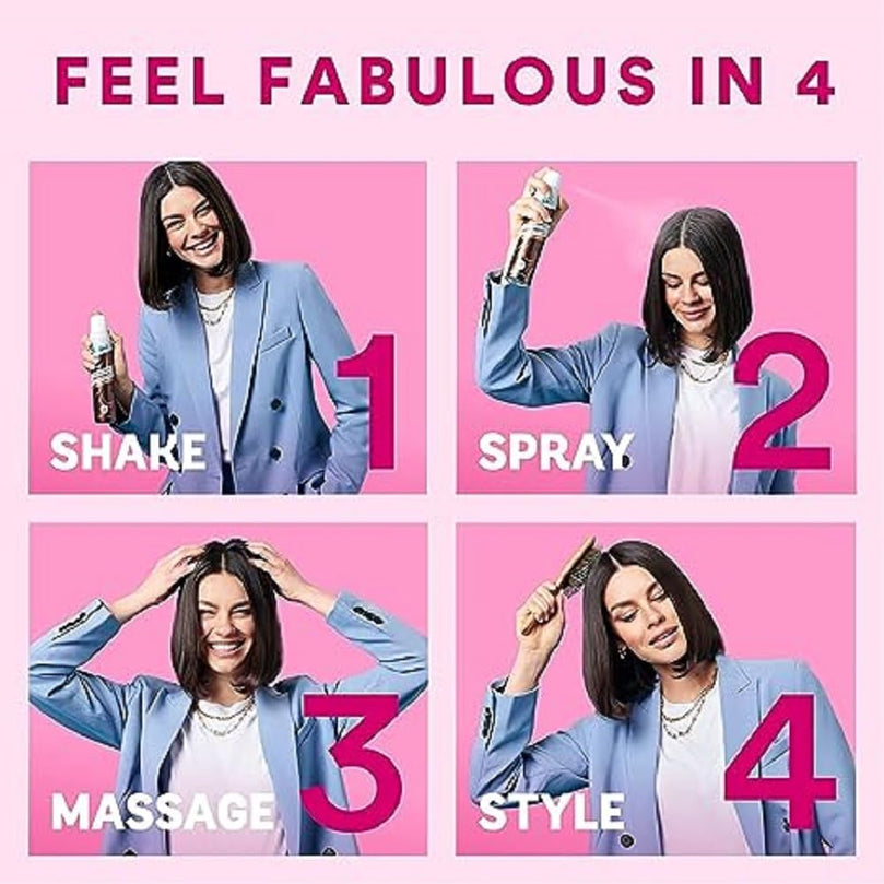 Batiste Dry Shampoo Instant Hair Refresh Dark Hair 200ml 3 Pack Color Formula