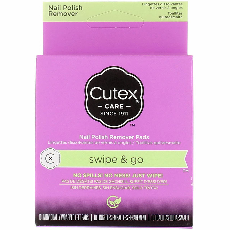 Cutex Swipe and Go Nail Polish Remover Pads (Pack of 4)
