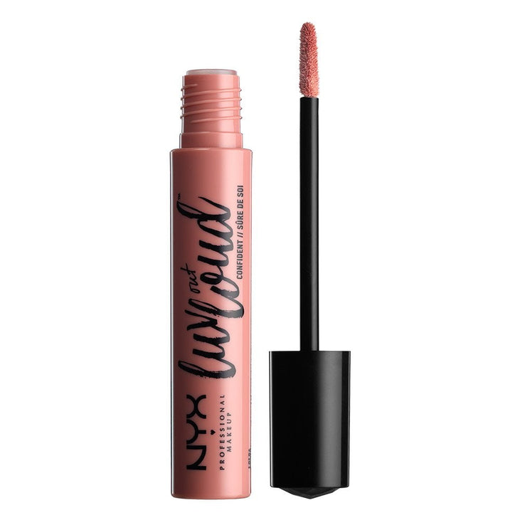 NYX PROFESSIONAL MAKEUP Luv Out Loud Liquid Lipstick, Brilliant, 0.13 Fluid Ounce