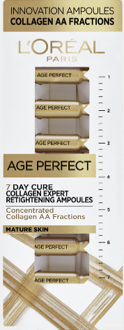 Loreal Skincare Age Perfect 7 Day Cure Collagen Retightening Ampoules 7x1ml