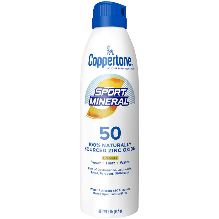 Coppertone SPF#50 Sport Mineral Spray 5 Ounce