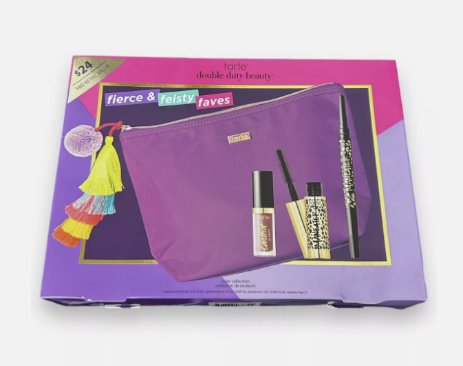 TARTE FIERCE & FEISTY FAVES PARTY BAG - LIMITED EDITION