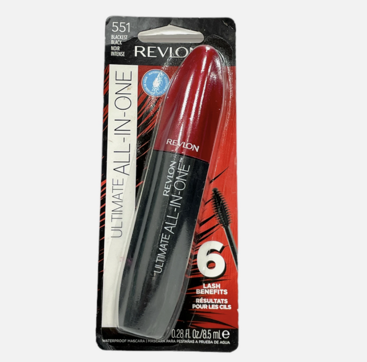 Revlon Ultimate All In One Waterproof Mascara 551 Blackest Black