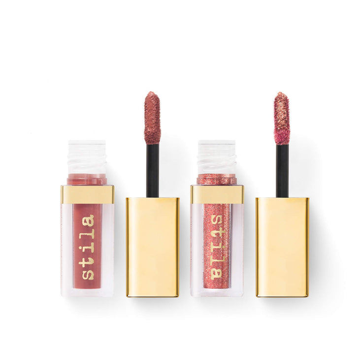 Stila Double Dip by Stila Beauty, 2 x .07oz Liquid Eye Shadows - Hot Tamale