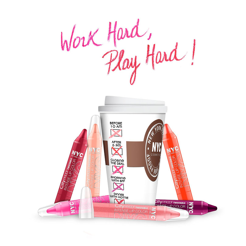 N.Y.C. New York Color City Proof Twistable Intense Lip Color, Parkslope Peach