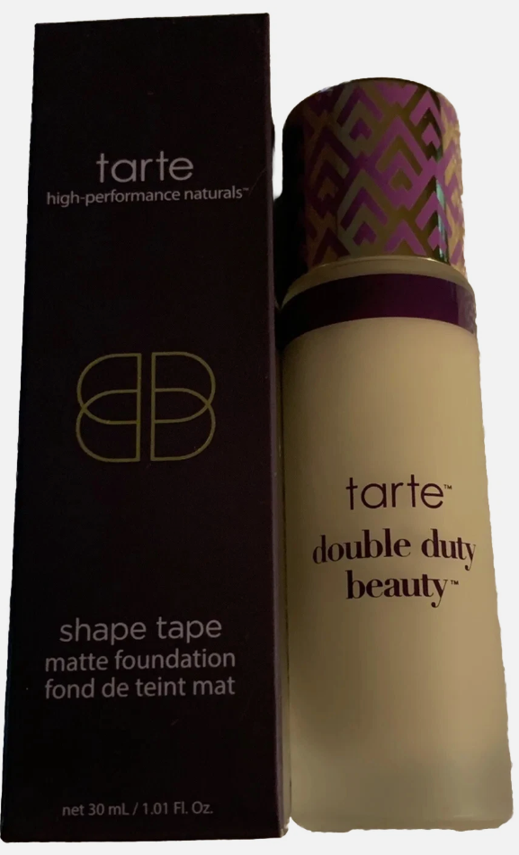 Tarte double duty beauty shape tape matte foundation 12S fair sand