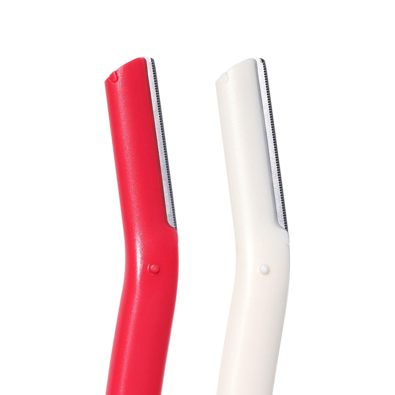 Revlon Face Defuzzers, High Precision Hair Removal and Dermaplaning Blade, Red and White, 2 count