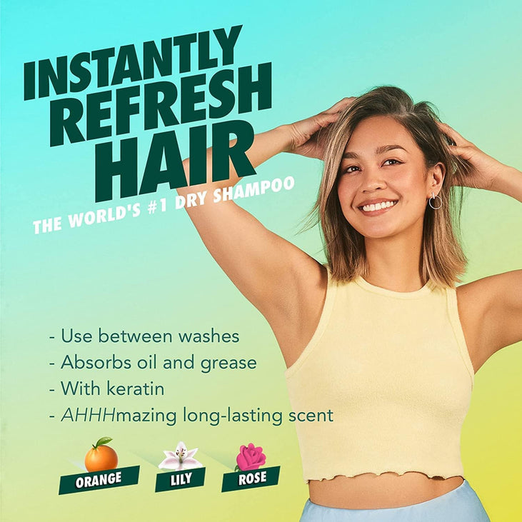 Batiste Dry Shampoo Original Fragrance 6.73 OZ Dry Shampoo (3 Pack)