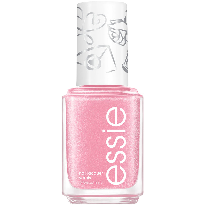 essie Vegan Nail Polish, Limited Edition Valentine's Day 2022 Collection, Pink, Pretty in Ink, 0.46 Ounce