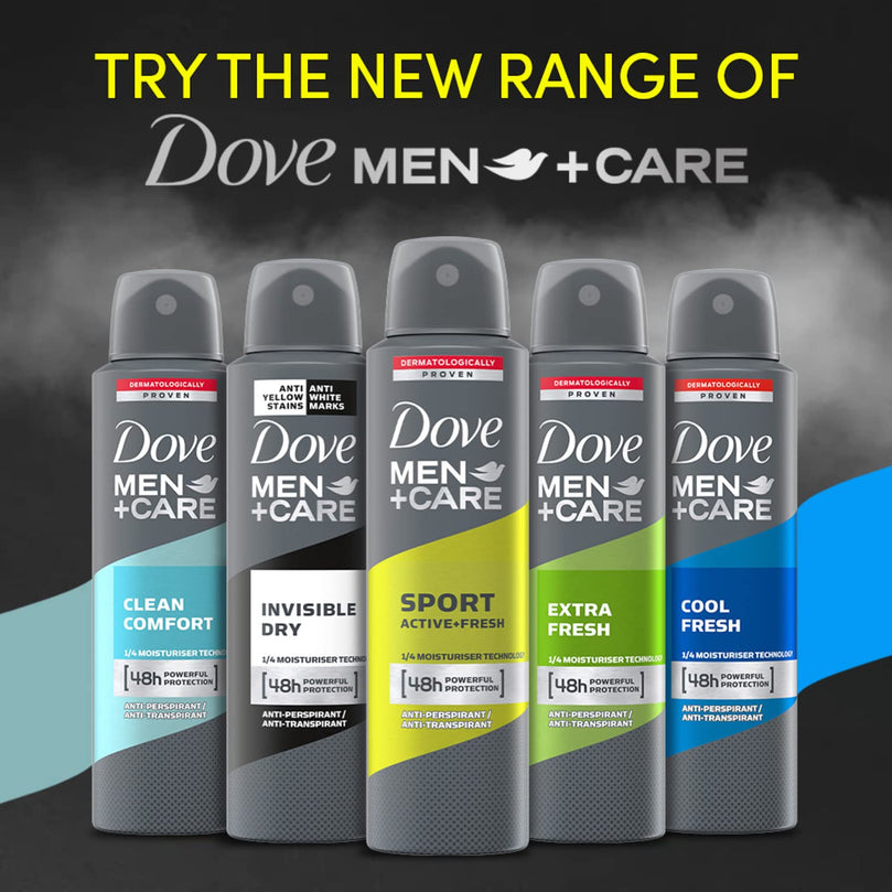 Dove Men Care Anti-Perpirant Deodorant Spray Sport Active Fresh 150Ml - Pack of 6 by Dove