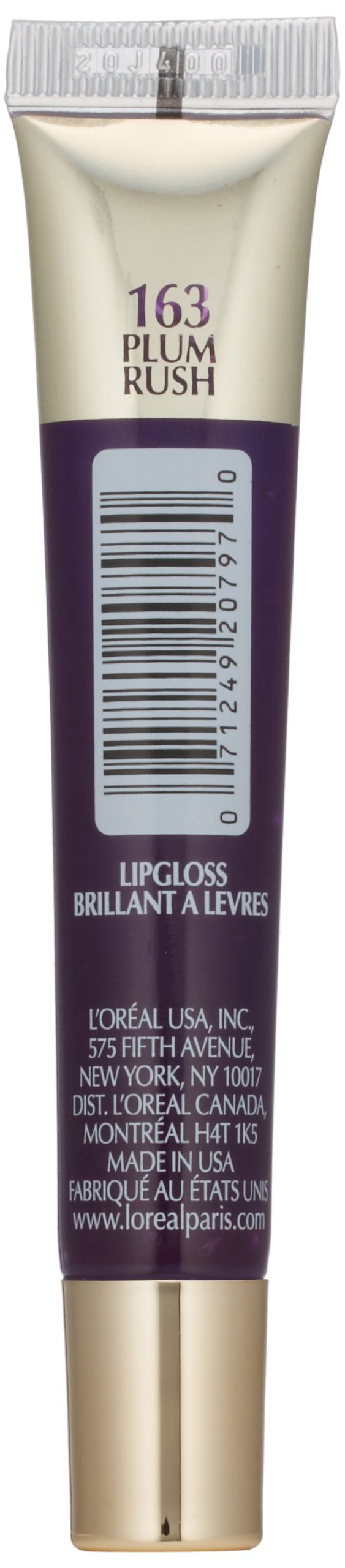 L’Oréal Paris Colour Riche Le Gloss, Plum Rush, 0.4 fl. oz.