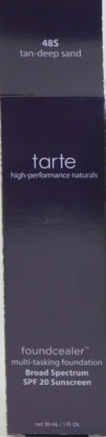 Tarte Babassu Foundcealer Skincare Foundation Broad Spectrum Spf 20 -48S Tan Deep Sand