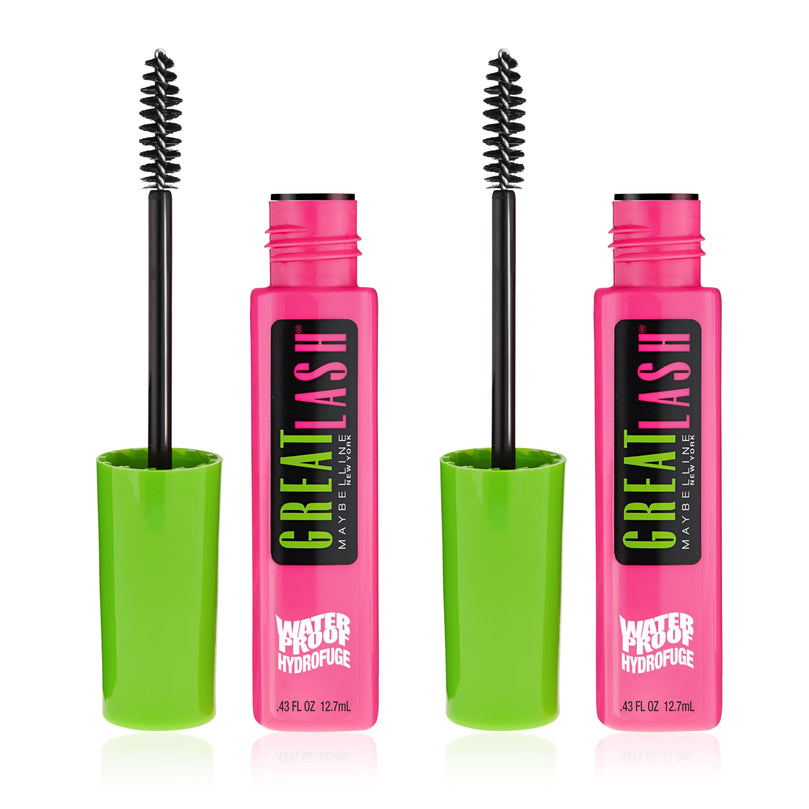 Maybelline Great Lash Waterproof Mascara 111 Very Black (Pack of 2)
