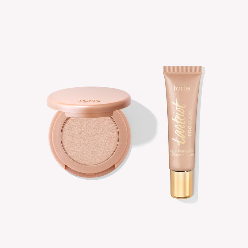 Tarte Limited Edition Overexposed Face Highlighting Duo Set - Tarteist Pro Glow Liquid + Amazonian Clay Highlight