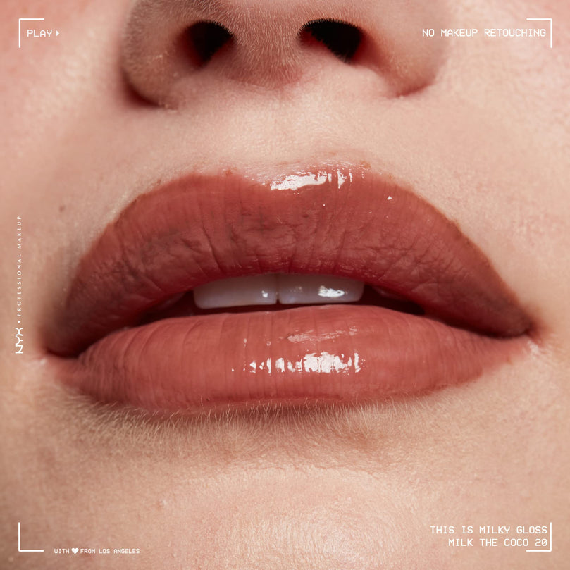 NYX PROFESSIONAL MAKEUP This Is Milky Gloss Lip Gloss - Milk The Coco (Dark Chocolate)